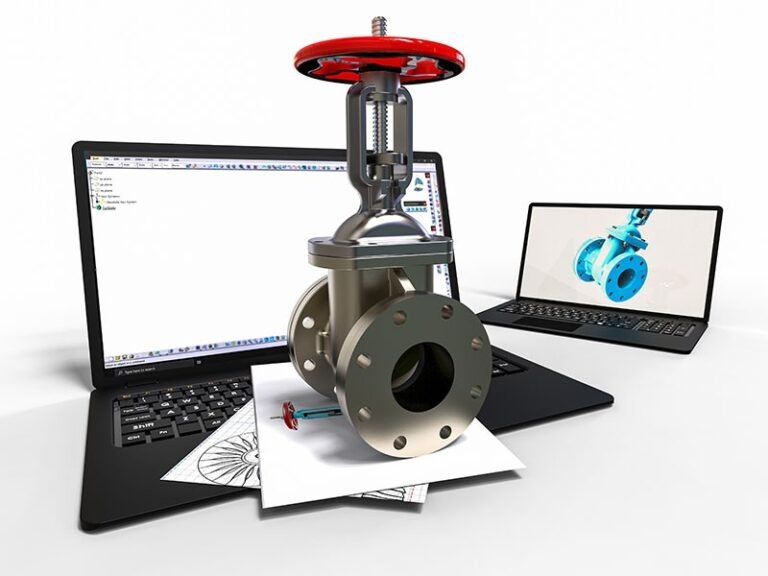 3D CAD modelling for C10 cylinder valves and gas regulators