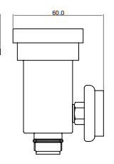 Automatic demand regulator C10 inlet for calibration gases