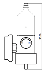 Portable calibration gas fixed flow regulator supplier India