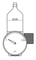 Fixed flow regulator for utility companies and confined space entry
