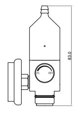 Fixed flow calibration regulator for environmental monitoring stations