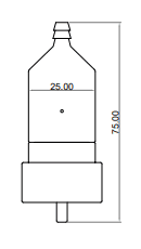 Fixed flow regulator for pharma and biotech laboratory detectors