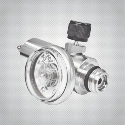 Fixed flow regulator with precision-machined brass body