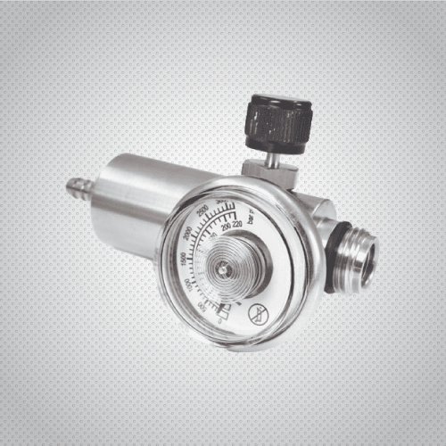 Compact fixed flow regulator designed for handheld calibration kits