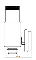 Brass dial-a-flow regulator with custom dial ranges