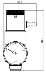Multi-setting dial regulator for bump testing applications