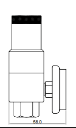 Dial regulator for calibration gases used in laboratories